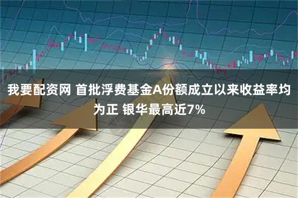 我要配资网 首批浮费基金A份额成立以来收益率均为正 银华最高近7%